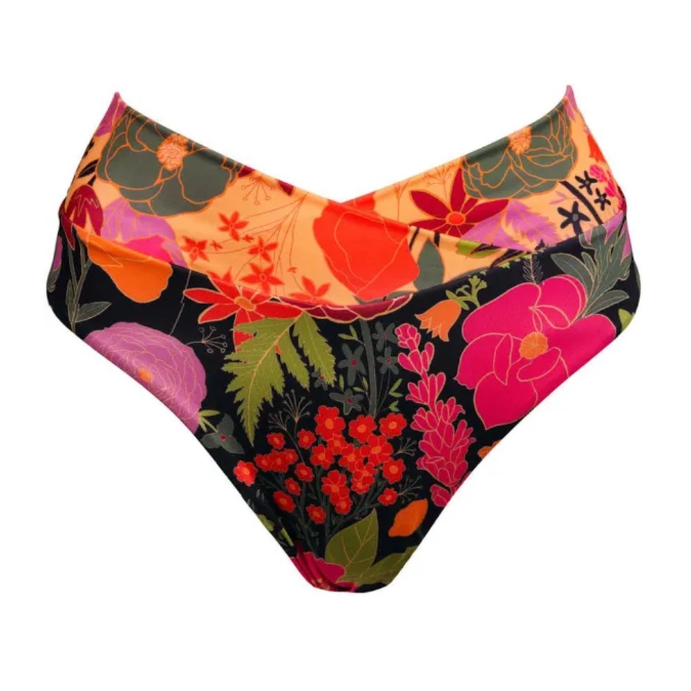 New Kitty & Vibe High Hip Crossover Bottoms in Margot Size 2x